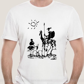 เสื้อยืดผ้าฝ้ายฤดูร้อนราคาถูกสุด ๆเสื้อยืดแขนสั้นลําลอง พิมพ์ลาย Pico Don Quixote เหมาะกับของขวัญ สไตล์ฮิปฮอป แฟชั่นฤดูร