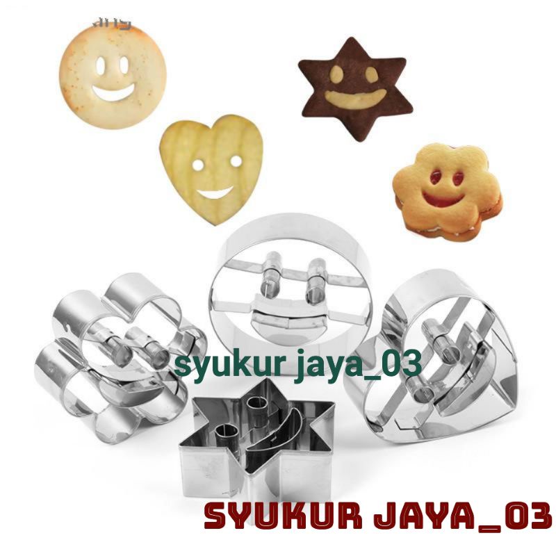 น่ารัก EMJI MOTIF MINI CAKE / BISCUIT / ทําอาหารชิ้น