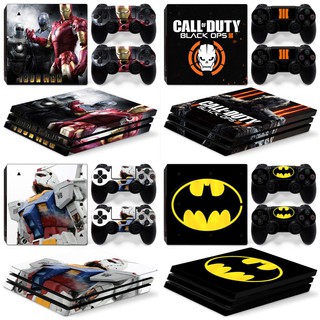 สติกเกอร์ฟิล์มสี ลายเกมคอนโซล Iron Man Football Call of Duty Gundam TX สําหรับ Ps4 Pro พร้อมส่ง