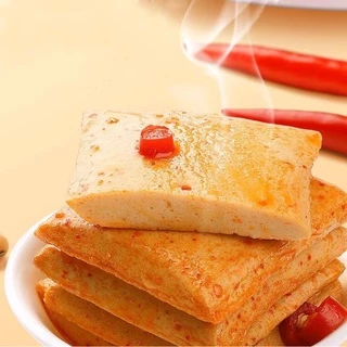เต้าหู้ปลารสหม่าล่า อร่อย หอมเครื่องเทศ เผ็ดชาเบาๆ 25g 鱼豆腐