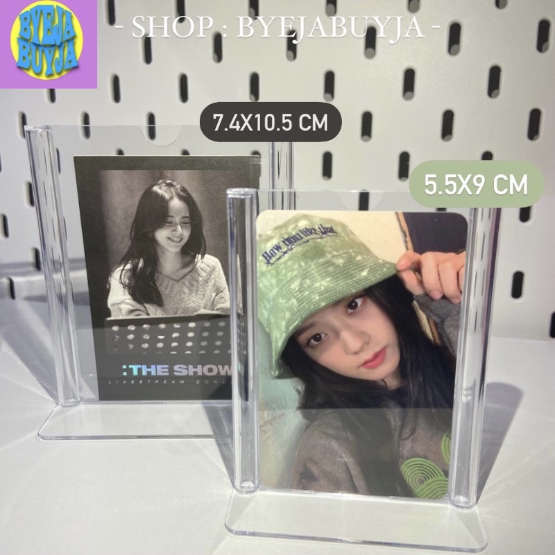 ❗️ถูกที่สุด❗️  ที่ตั้งการ์ด*แนวตั้ง ที่ตั้งการ์ดอะคริลิค เฟรมการ์ด กรอบรูปอะคริลิคใส