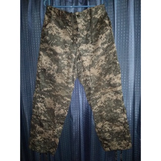 กางเกงทหาร US ARMY ขนาด SMALL-X-SHORT กางเกงขายาวลายพรางดิจิตอล ACU TROUSER กางเกงทหารอเมริกา