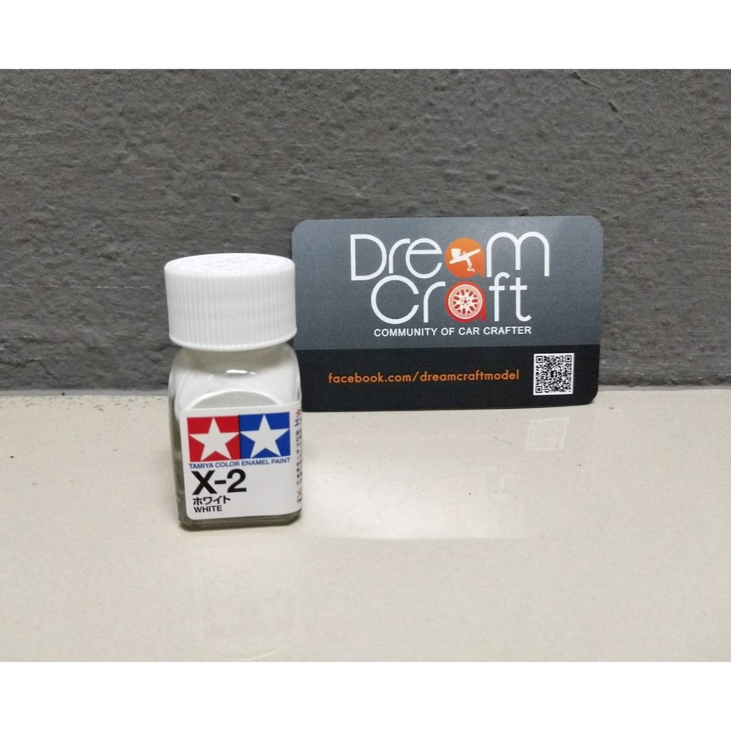 TAMIYA X-2 White (สีสูตรน้ำมัน Enamel Color Paint DreamCraft Model)