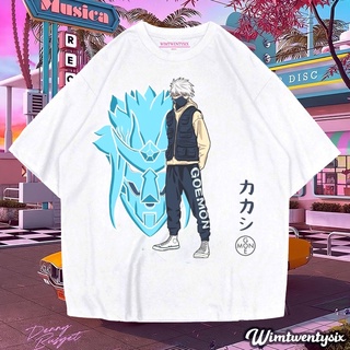 [S-5XL]เสื้อยืด ขนาดใหญ่ | เสื้อยืด ลายการ์ตูนอนิเมะ KAKASHI HATAKE STREETWEAR STYLE | เสื้อยืด ขนาดใหญ่ | เสื้อยืด ขนาด