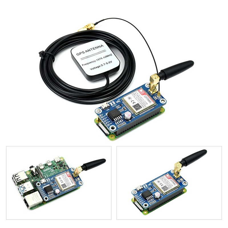 For Raspberry Pi Sim7000G Expansion Board Module NB-IoT/Cat-M/2G Communication and Gnss Positioning◁◀◄