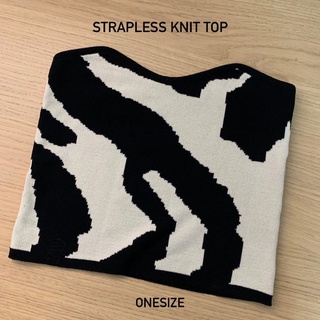 bobbygoodhouse | (pre order) Strapless Knit Top