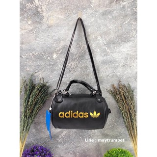 ADIDAS PU  CROSSBODY BAG กระเป๋าหนังทรงหมอน (Black)