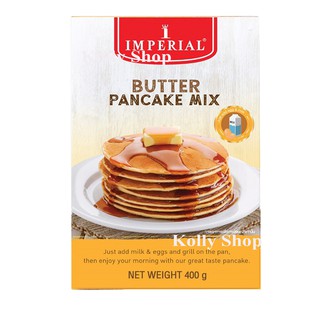 IMPERIAL BUTTER PANCAKE MIX แป้งสำหรับทำแพนเค้ก ตราอิมพีเรียล ขนาด 400 กรัม. (แพ็ค 1 กล่อง)