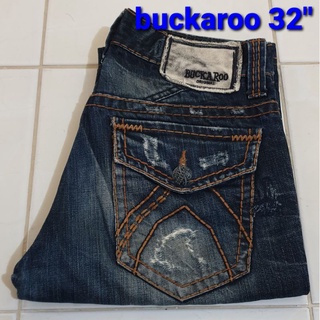 ยีนส์ขาสั้นสภาพ99% ยี่ห้อ buckaroo เอว 32 นิ้ว