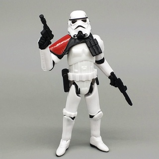 ของเล่นฟิกเกอร์ Star Wars Storm Trooper 3.75 นิ้ว สีแดง