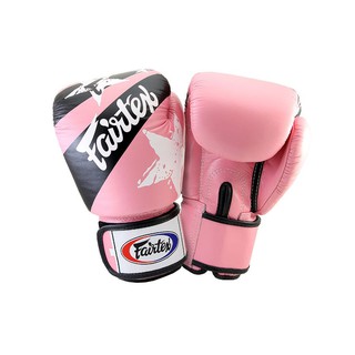 Fairtex แฟร์เท็กซ์ นวมชกมวย รุ่น BGV1 “Nation Prints” Collection สีชมพู-ดำ