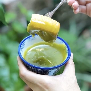 สังขยาไข่ใบเตย สูตรไร้แป้ง (Pandan Custard)