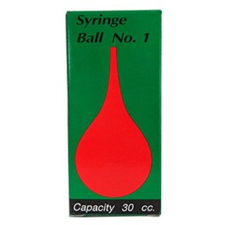 Syringe Ball ลูกยางแดงดูดน้ำมูก มี 6 ขนาด