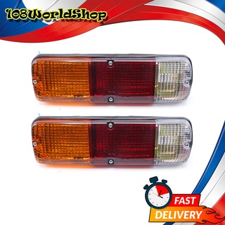 ไฟท้าย ซ้าย+ขวา 2 ชิ้น Toyota  Land Cruiser FJ40 FJ45 HJ45 HJ47 BJ40 BJ42 ปี1961 - 1983