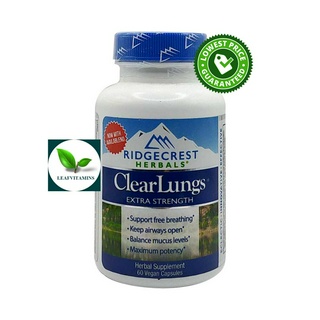 Ridgecrest Herbals ClearLungs Extra Strength / 60 Vcaps