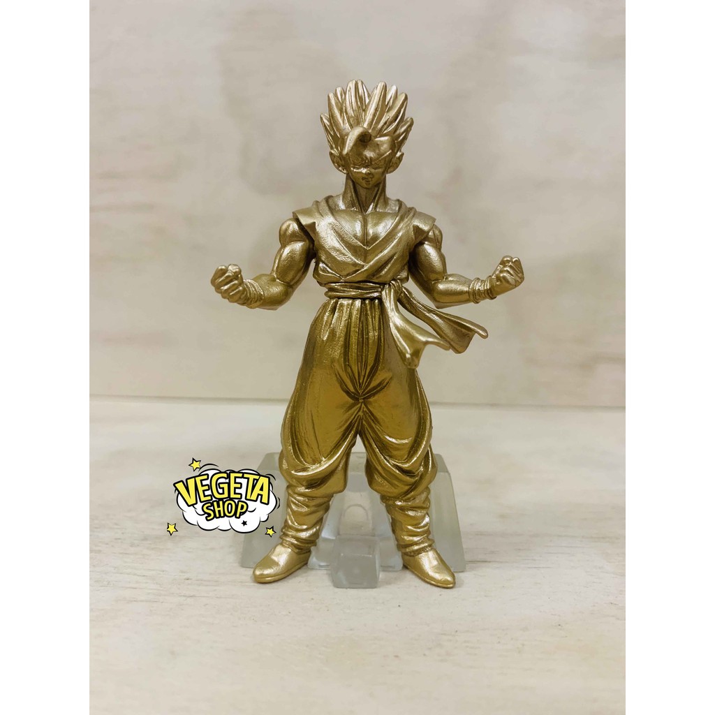 Dragon Ball Model - Gohan SonGohan SSJ Gold - Dragonball Z 19 HG Gashapon Figure - Bandai ของแท ้ - สูง 9 ซม .