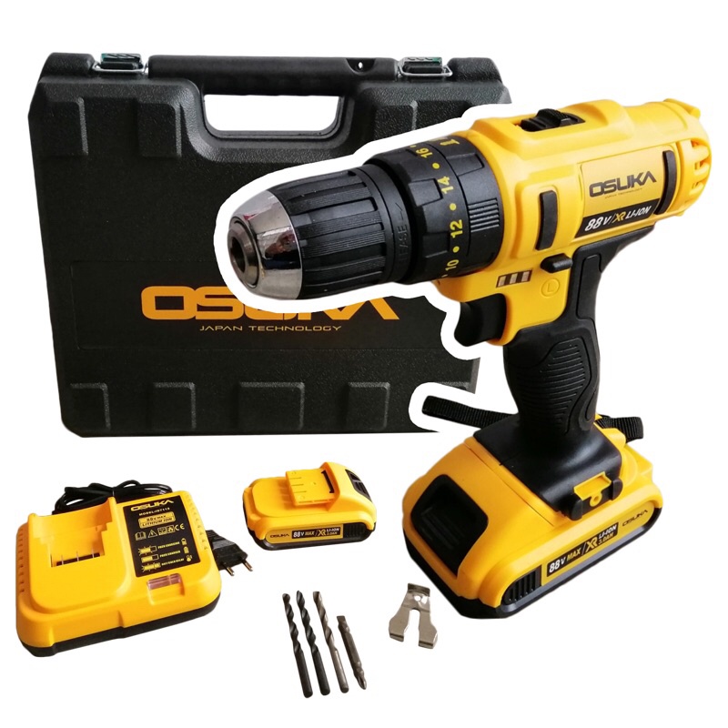 สว่านไร้สาย สว่านแบต OSUKA 88V