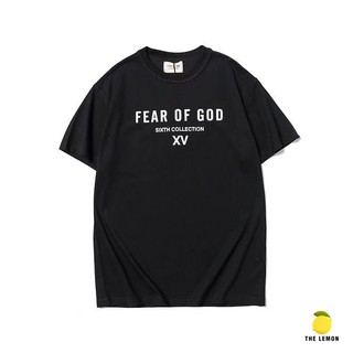 เสื้อยืด Cotton Comfort【Lemon】เสื้อยืด Fear Of God Essentials  ฤดูกาลที่หก Oversizedขนาดเต็มS-5XL