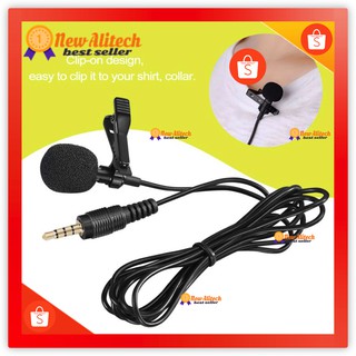 New Alitech ip6 ไมค์ไลฟ์สด อัดเสียง ไมค์โทรศัพท์ ใช้กับมือถือได้ทันที Mini Clip-on Microphone for Smartphone