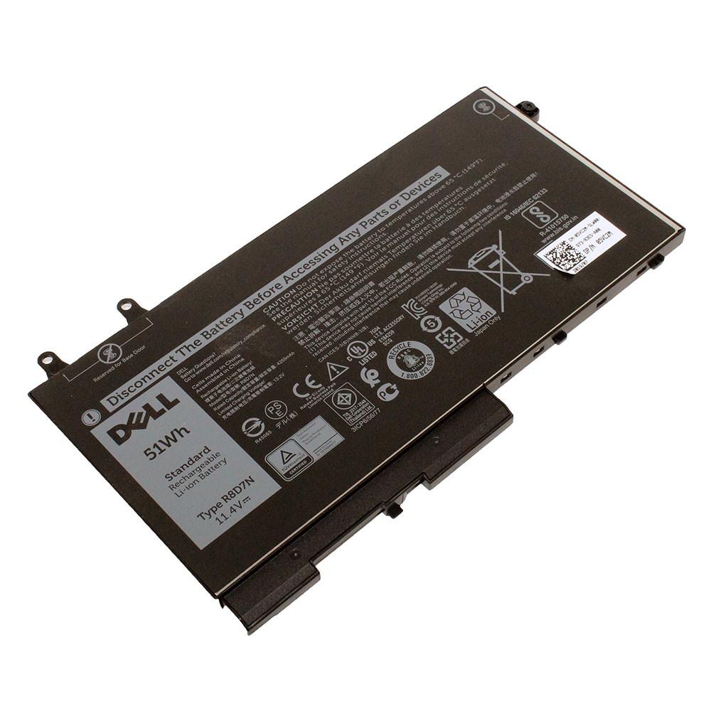 Dell แบตเตอรี่ R8D7N Dell Latitude 5500 5400 7590 2 IN 1 7591 2 IN 1 7791 2 IN 1 Precision 3540