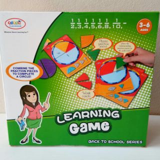 LEARNNING GAME เกมส์เศษส่วนวงกลม