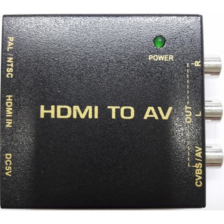 อุปกรณ์แปลงสัญญาณ HDMI to AV converter CKL-HAV**สินค้าพร้อมส่ง**