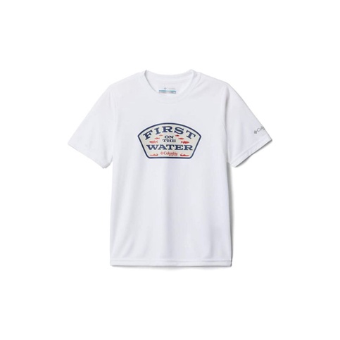 Columbia Pfg เสื้อเชิ้ตแขนสั้นเด็กชาย (XL US BOYS)