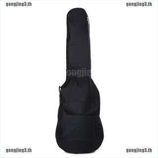 Gonj3 1x กระเป๋ากีต้าร์ไฟฟ้า บุนวม เคสนิ่ม สายคู่ กระเป๋าเป้สะพายหลัง กระเป๋าพกพา