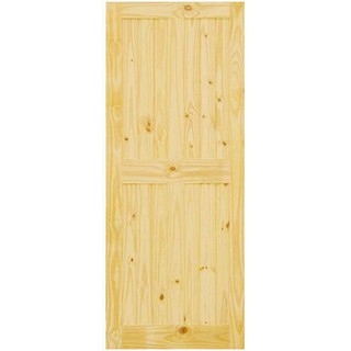 Interior door D2D 90X200CM ECO PINE-44 NZ PINE WOOD DOOR Door frame Door window ประตูภายใน ประตูไม้สนNZ D2D ECO PINE-44