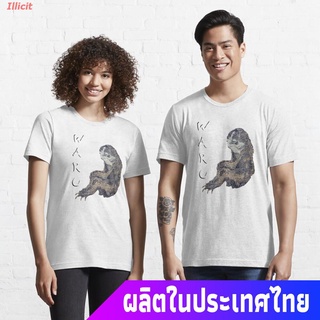 Illicit เสื้อยืดผู้ชายและผู้หญิง Traditional Kappa Essential T-Shirt Short sleeve T-shirts