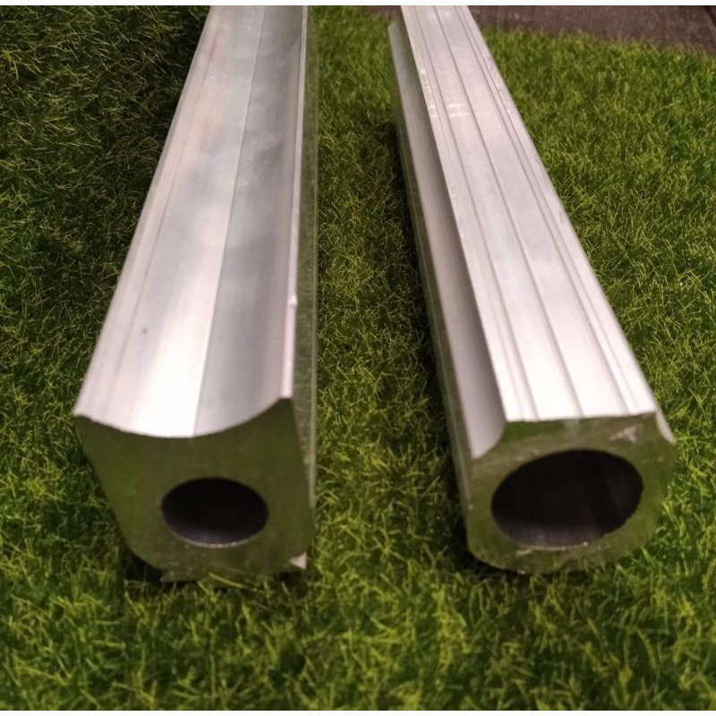 เฟรมอะลูมิเนียมดิบ รูใน14 มิล ราง 2 ชั้น 11/21 มิล มีเส้นแนวเจาะ วางท่อค้อน32มิล - รูปที่ 5