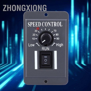 Zhongxiong Dc มอเตอร์ควบคุมความเร็วเครื่องควบคุมสวิทช์ Cw / Ccw 12V / 24V / 36V / 48V 6A