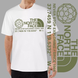 เสื้อยืดที่คุณต้องการTheNorthFace North เสื้อยืดแขนสั้นสไตล์คู่รัก Outdoor Breathable New_ขนาดเต็มS-5XL