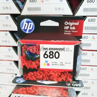 [หมึกพิมพ์อิงค์เจ็ท] HP 680 CO [F6V26AA] Original Ink Cartridge (หมึกสี)