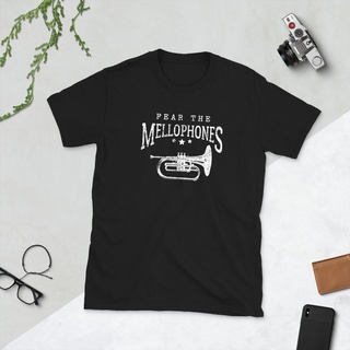 T-shirt  เสื้อยืดแขนสั้น พิมพ์ลาย Mellophone Player Marching Band สําหรับผู้ชาย และผู้หญิงS-5XL