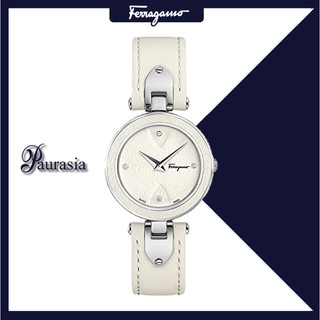 [ของแท้] Ferragamo นาฬิกาข้อมือ ผู้หญิง รุ่น FERRAGAMO FIW03-0017 GILIO IPCHAM DIAL SILVER/WHITE paurasia ปอเรเซีย