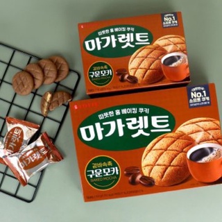 [พรีออเดอร์]คุกกี้รสกาแฟ lotte margaret cookie baked mocha cookie 176g. 구운모카 마가렛트☕️🍪