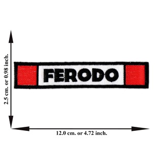 ตัดรีด ตัวรีดติดเสื้อ อาร์มปัก ติดเสื้อปัก ปักเสื้อ DIYลาย FERODO