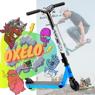 สกู๊ตเตอร์เด็ก OXELO สกู๊ตเตอร์ รุ่น OXELO MF One 2018 Freestyle Scooter - Blue