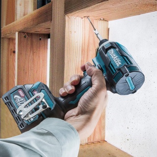 MAKITA  สว่านกระแทกไร้สาย 40 โวลต์ MAKITA รุ่น TD001GD201(รวมชุดแบตเตอรี่และแท่นชาร์จ 2.5Ah)