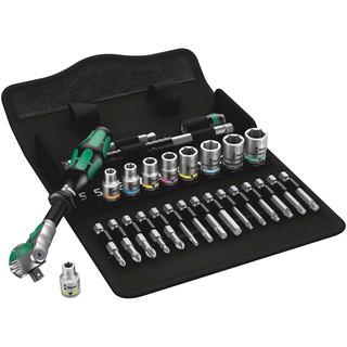 Wera 8100 SA 6 Zyklop Speed Ratchet Set, 1/4" drive, metric