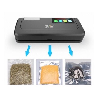 Home vacuum sealerเครื่องซีลสูญญากาศ ปิดปากถุง Vacuum Sealer  สีดำ ready to deliver