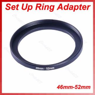 Metal 46mm-52mm Step Up Lens Filter Ring 46-52 mm 46 to 52 Stepping Adapter