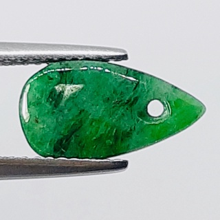 2.07 ct หยก พม่า สีเขียว แท้ ธรรมชาติ Natural Green Burmese Jade Pendent Loose Gemstones For Fine Jewelry