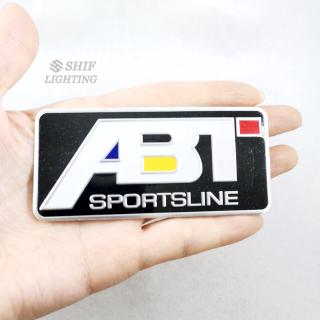 สติ๊กเกอร์โลโก้ abt sportsline แบบอลูมิเนียม 1 ชิ้น