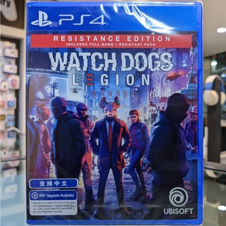 (ภาษาอังกฤษ) มือ1 PS4 Watch Dogs Legion Resistance Edition แผ่นPS4 เกมPS4 (เล่นกับ PS5 ได้ PS5 Upgrade Watch Dogs 3