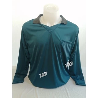 เสื้อคนงานแขนยาวคอวีมีปกและกระเป๋าสวมใส่สบาย