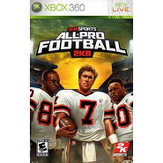 All Pro Football 2K8 [โซนNTSC-U] xbox360 แผ่นเกมส์Xbox360 แผ่นไรท์เล่นได้กับเครื่องที่แปลงระบบแล้ว