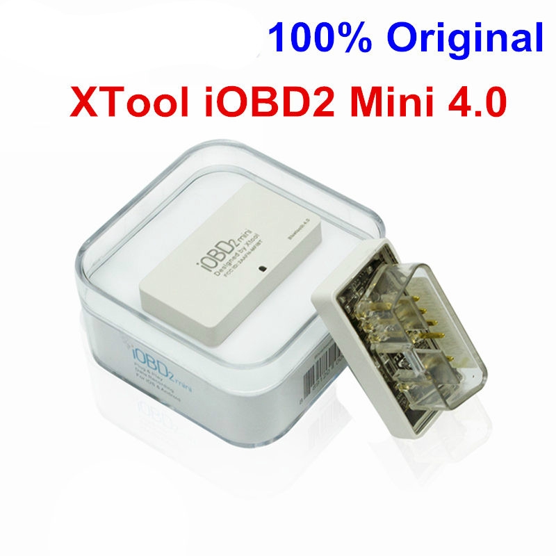 xtool mini iobd 2 bluetooth 4 . 0 obd 2 เครื่องมือสแกนรถยนต์สําหรับ ios android