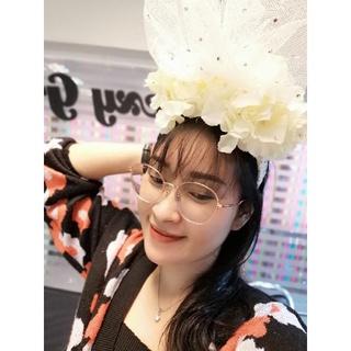 ไม้คาดผมดอกไฮเดรนเยียแต่งโบว์​เพชร hipaholic​ พร้อมส่งในไทย